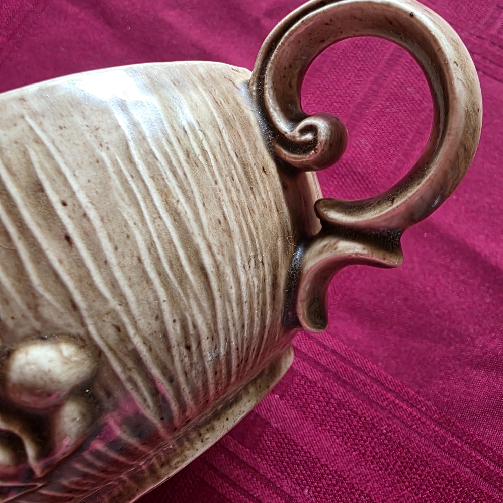 Earthy Embossed Mushroom Bowl - Picture 3 of 10